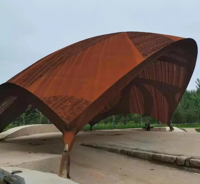 湘阴耐候钢板精神堡垒