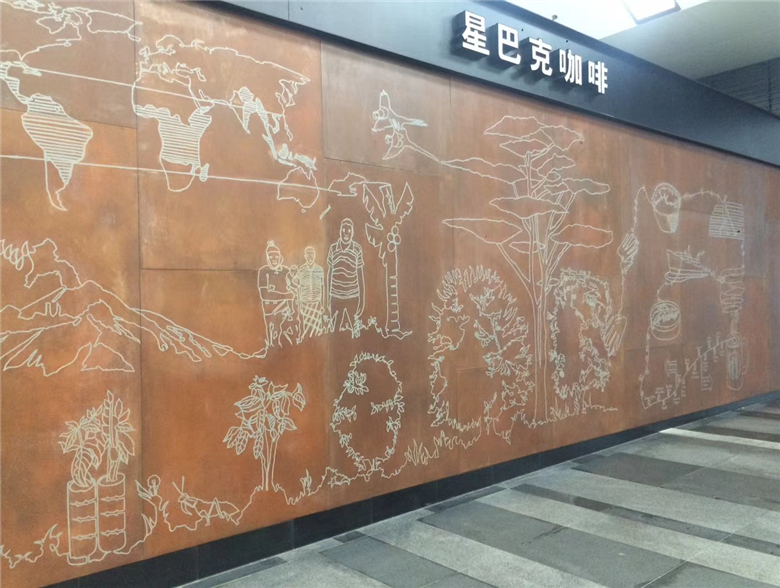 湘阴耐候钢幕墙